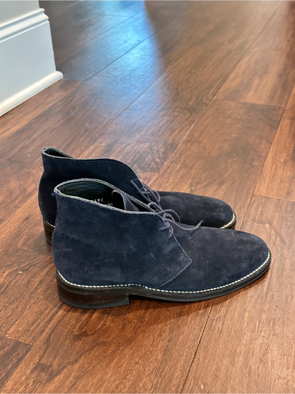 Thursday Boot Company Navy Suede Boots